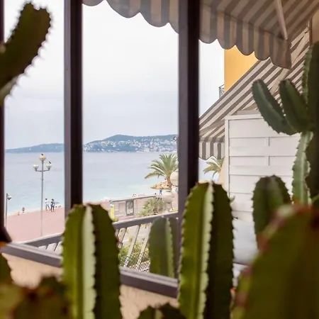 L39 Promenade Des Anglais, Vue Mer/terrasse&wifi * Nice
